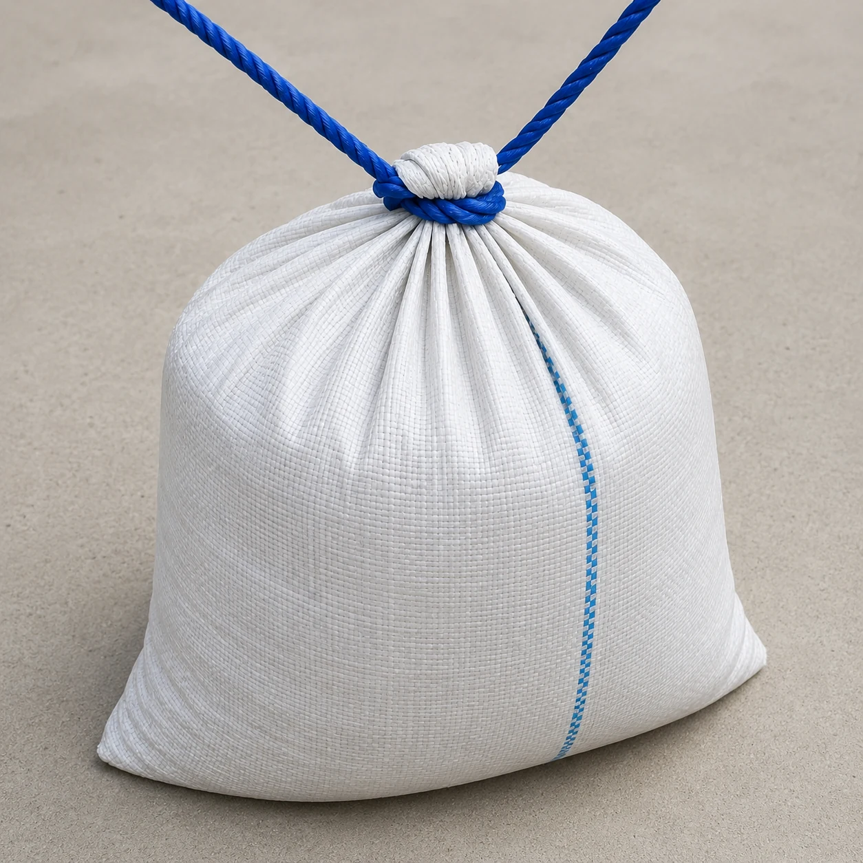 Bolsa cerrada con cuerda